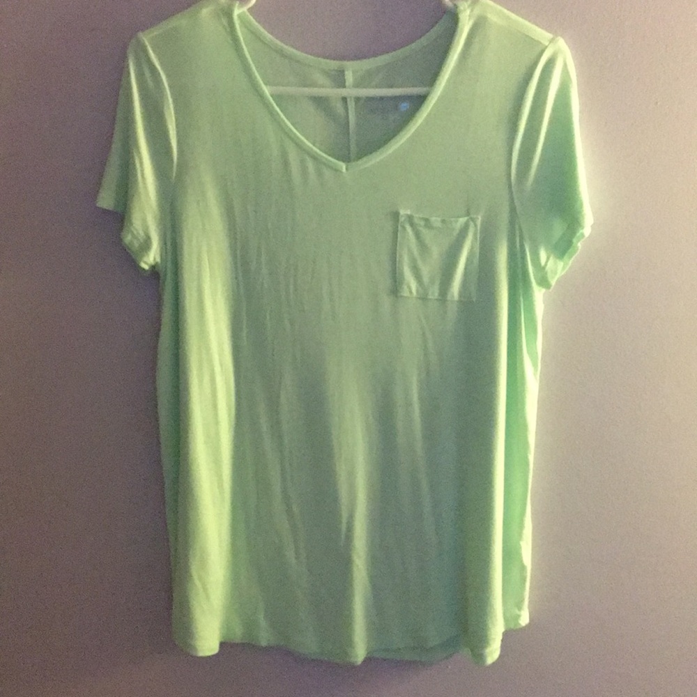 Light blue t-shirt with pocket